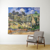 Vincent Van Gogh - Hütten in Cordeville Wandteppich (Beispiel (Horizontal))