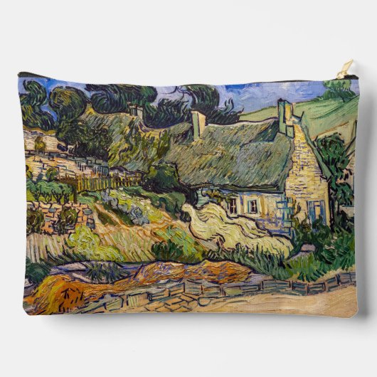 Vincent Van Gogh - Hütten in Cordeville Zubehörtasche (Rückseite)