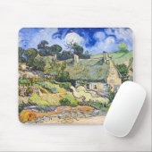 Vincent van Gogh - Hütten mit Thatched Dächern Mousepad (Mit Mouse)