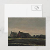 vincent van gogh - hutten postkarte (Vorne/Hinten)