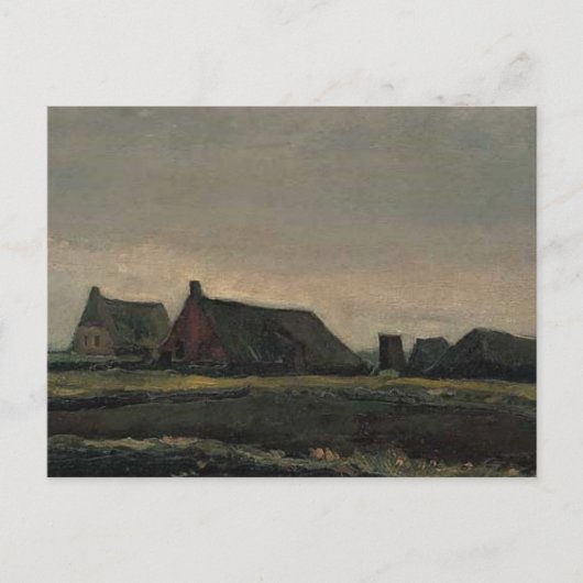 vincent van gogh - hutten postkarte (Vorderseite)