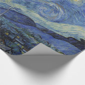 Vincent van Gogh Iconic Starry Night Geschenkpapier (Ecke)