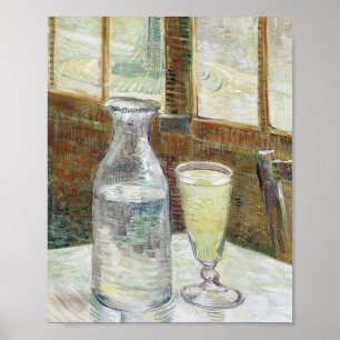 Vincent Van Gogh immer noch mit Absinth Fine Art Poster