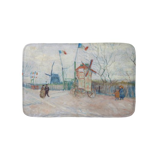 Vincent van Gogh - Impasse des Deux Freres Badematte (Vorderseite)