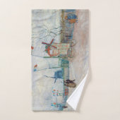 Vincent van Gogh - Impasse des Deux Freres Badhandtuch Set (Handtuch)
