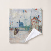Vincent van Gogh - Impasse des Deux Freres Badhandtuch Set (Waschlappen)