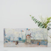 Vincent van Gogh - Impasse des Deux Freres Einladung (Stehend Vorderseite)