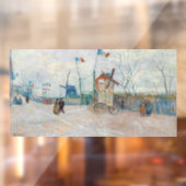 Vincent van Gogh - Impasse des Deux Freres Fensteraufkleber (Blatt 2)