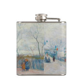 Vincent van Gogh - Impasse des Deux Freres Flachmann (Rückseite)