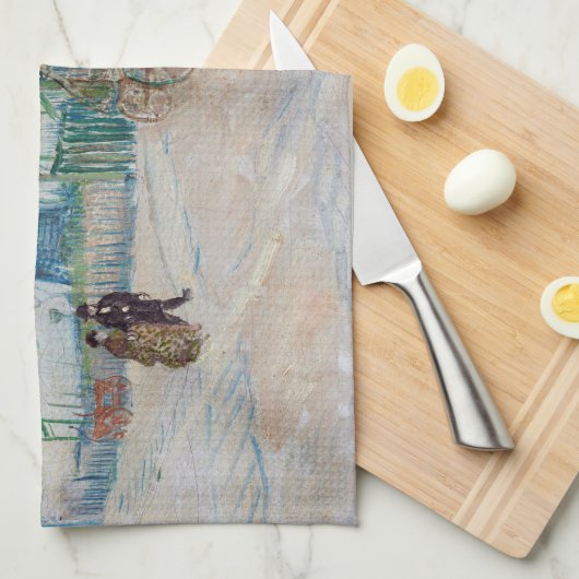 Vincent van Gogh - Impasse des Deux Freres Geschirrtuch (Viertel Falte)