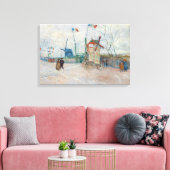 Vincent van Gogh - Impasse des Deux Freres Leinwanddruck (Insitu (Wohnzimmer))