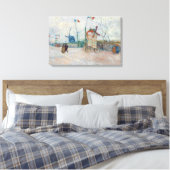 Vincent van Gogh - Impasse des Deux Freres Leinwanddruck (Insitu (Schlafzimmer))