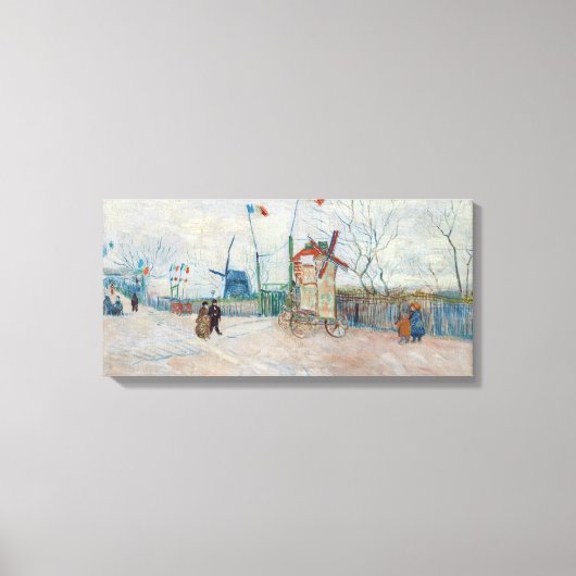 Vincent van Gogh - Impasse des Deux Freres Leinwanddruck (Vorderseite)