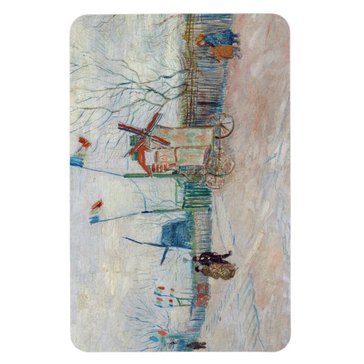 Vincent van Gogh - Impasse des Deux Freres Magnet (Vertikal)