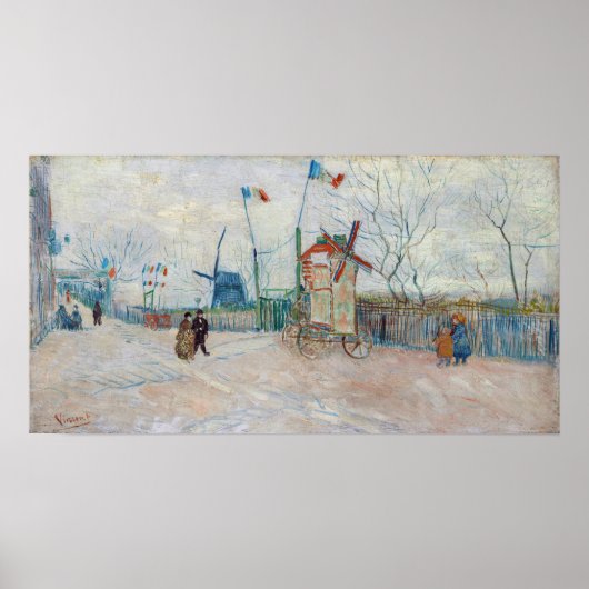 Vincent van Gogh - Impasse des Deux Freres Poster (Vorne)