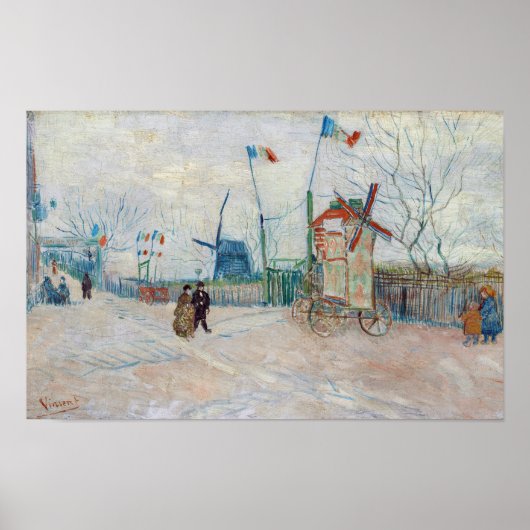 Vincent van Gogh - Impasse des Deux Freres Poster (Vorne)
