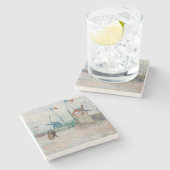 Vincent van Gogh - Impasse des Deux Freres Steinuntersetzer (Seitenansicht)