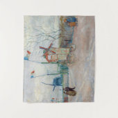 Vincent van Gogh - Impasse des Deux Freres Wandteppich (Vorderseite)