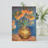 Vincent van Gogh - Imperiale Fritillaries Dankeskarte (Stehend Vorderseite)