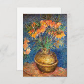 Vincent van Gogh - Imperiale Fritillaries Dankeskarte (Vorne/Hinten)