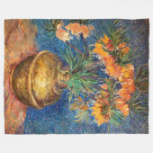 Vincent van Gogh - Imperiale Fritillaries Fleecedecke (Vorderseite (Horizontal))
