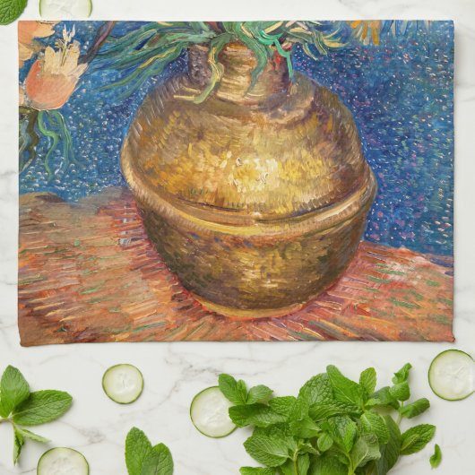 Vincent van Gogh - Imperiale Fritillaries Geschirrtuch (Gefaltet)