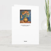Vincent van Gogh - Imperiale Fritillaries Karte (Rückseite)