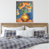 Vincent van Gogh - Imperiale Fritillaries Leinwanddruck (Insitu (Schlafzimmer))