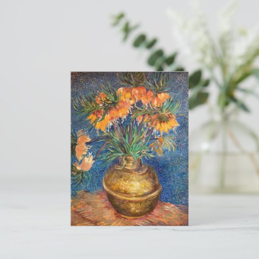 Vincent van Gogh - Imperiale Fritillaries Postkarte (Stehend Vorderseite)