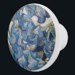 Vincent Van Gogh Impressionismus Blume Malerei Keramikknauf<br><div class="desc">Hier ist Ihre Chance,  Ihren inneren Künstler zu kanalisieren. Hier ist Ihre Chance,  Ihren inneren Künstler zu kanalisieren. Dies ist ein nahes Detail der Malerei des großen Impressionisten Vincent van Gogh. Die Pinselstriche,  die so offensichtlich sind,  lassen Sie sich fast fühlen,  wie seine lebendige Hand auf der Farbe bürstet.</div>
