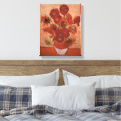 Vincent van gogh impressionist Sonnenblume Kunst Leinwanddruck (Insitu (Schlafzimmer))