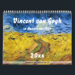 Vincent van Gogh in Auvers-sur-Oise Kalender<br><div class="desc">Vintage impressionistische Bilder von Vincent van Gogh in Auvers-sur-Oise (1890)</div>