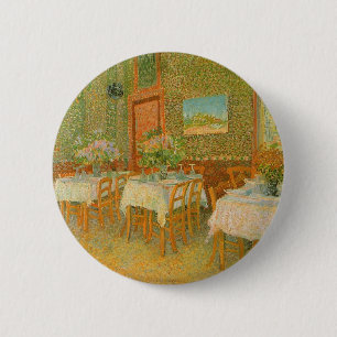 Vincent van Gogh - Innenraum eines Restaurants Button