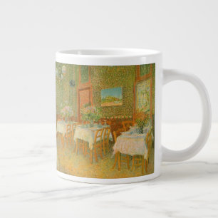 Vincent van Gogh - Innenraum eines Restaurants Jumbo-Tasse