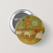 Vincent van Gogh - Inneres eines Restaurants Button (Vorne & Hinten)