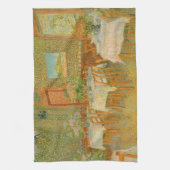 Vincent van Gogh - Inneres eines Restaurants Geschirrtuch (Vertikal)