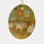 Vincent van Gogh - Inneres eines Restaurants Keramik Ornament (Rechts)