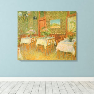 Vincent van Gogh - Inneres eines Restaurants Leinwanddruck