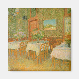 Vincent van Gogh - Inneres eines Restaurants Magnet