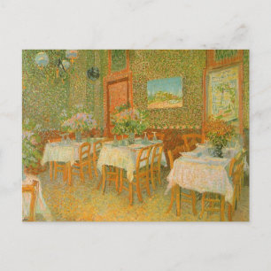 Vincent van Gogh - Inneres eines Restaurants Postkarte