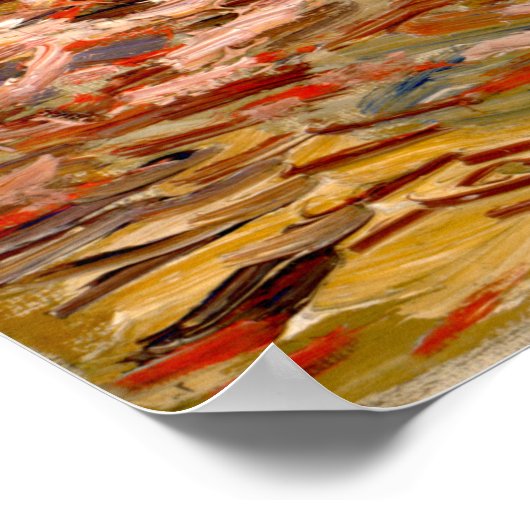 Vincent van Gogh - Ire - Berühmte Kunst Poster (Ecke)