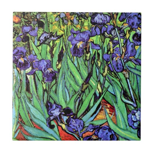 Vincent Van Gogh - Ire - Blume Lover Fine Art Fliese (Vorderseite)