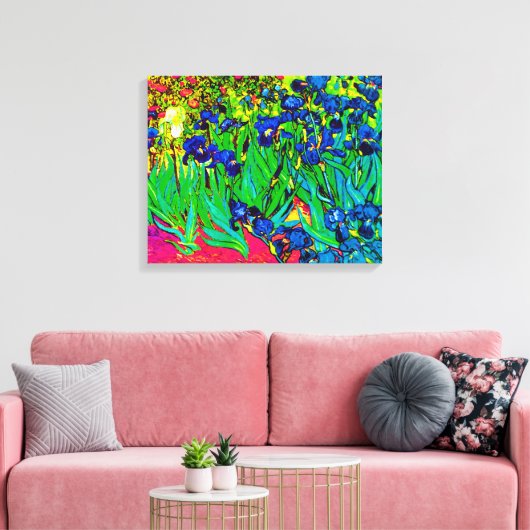 Vincent Van Gogh - Ire - Blume Lover Pop Art Leinwanddruck (Insitu (Wohnzimmer))