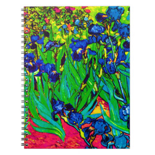 Vincent Van Gogh - Ire - Blume Lover Pop Art Notizblock
