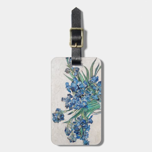 Vincent Van Gogh. Ire. Blumenimpressionismus Gepäckanhänger (Vorderseite vertikal)