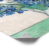 Vincent Van Gogh. Ire. Blumenimpressionismus Poster (Ecke)