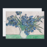 Vincent van Gogh - Ire Dankeskarte<br><div class="desc">Ire / Still Life: Vase with Irises - Vincent van Gogh,  Oil on Leinwand,  1890</div>