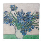 Vincent van Gogh - Ire Fliese<br><div class="desc">Ire / Still Life: Vase with Irises - Vincent van Gogh,  Oil on Leinwand,  1890</div>