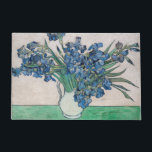 Vincent van Gogh - Ire Fußmatte<br><div class="desc">Ire / Still Life: Vase with Irises - Vincent van Gogh,  Oil on Leinwand,  1890</div>