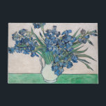 Vincent van Gogh - Ire Fußmatte<br><div class="desc">Ire / Still Life: Vase with Irises - Vincent van Gogh, Oil on Leinwand, 1890</div>